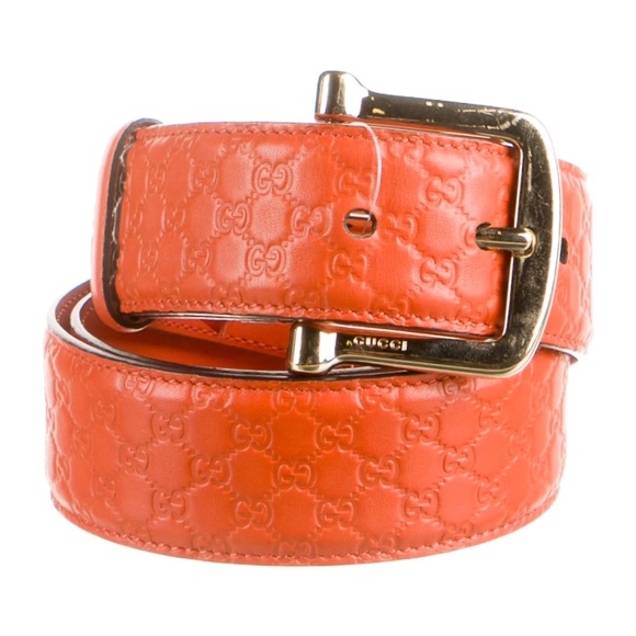 Gucci Micro Guccissima Leather Interlocking GG Belt main image 6